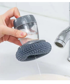 Scrubber Kitchen - Shortcup (Soap Dispenser Brush) ليفة الغسيل مع الصابون